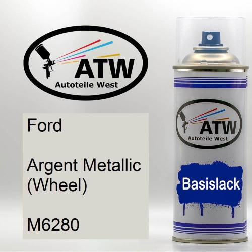 Ford, Argent Metallic (Wheel), M6280: 400ml Sprühdose, von ATW Autoteile West.